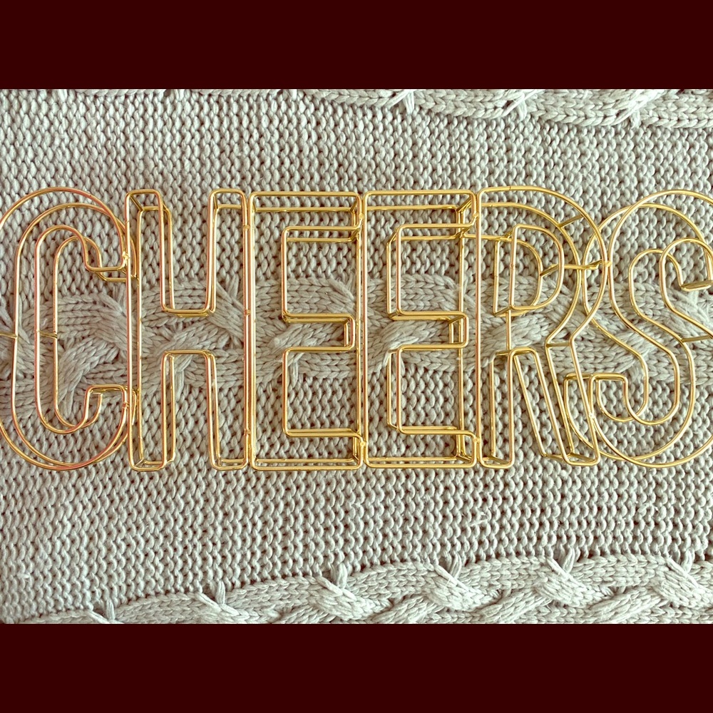 Metal CHEERS Sign